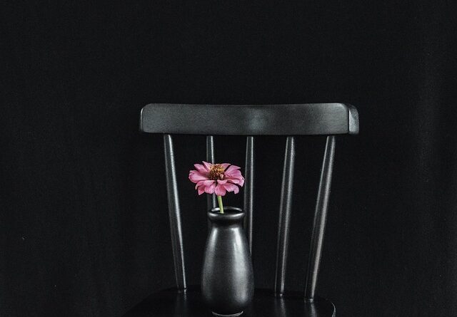 black furniture living room
