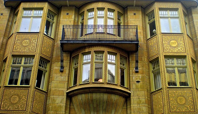 gold facade