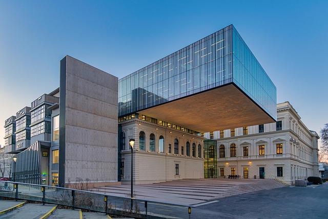 concrete facade
