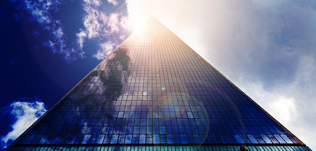 building glass facade
