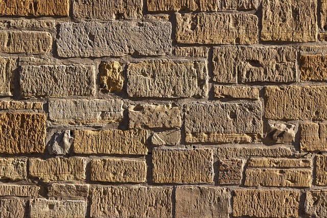 rock wall facade