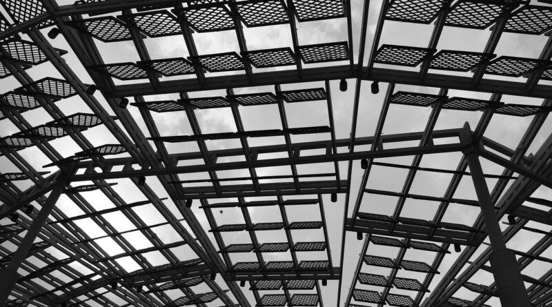 architecture, pattern, futurism, gray future