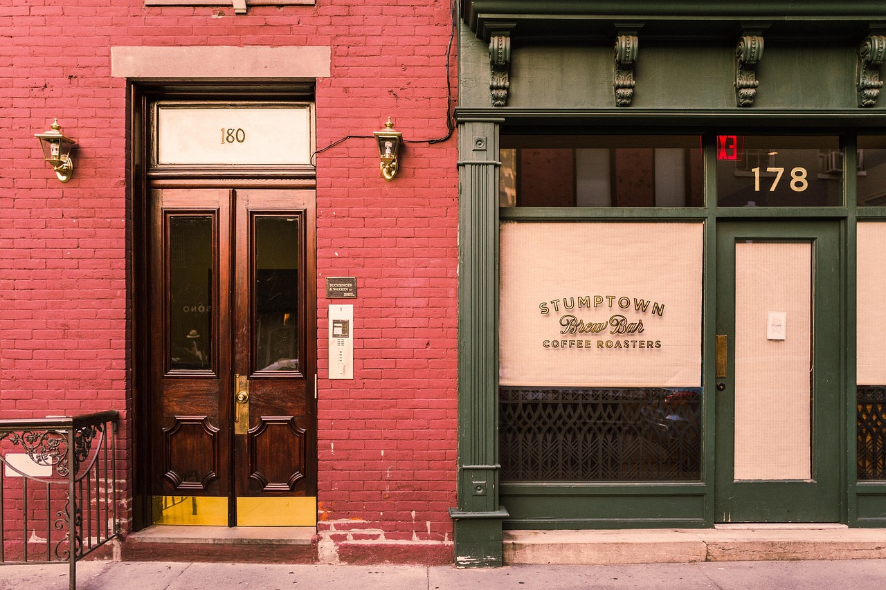 buildings, city, coffee shop, doors, street, urban, coffee shop, coffee shop, coffee shop, coffee shop, coffee shop, street, street