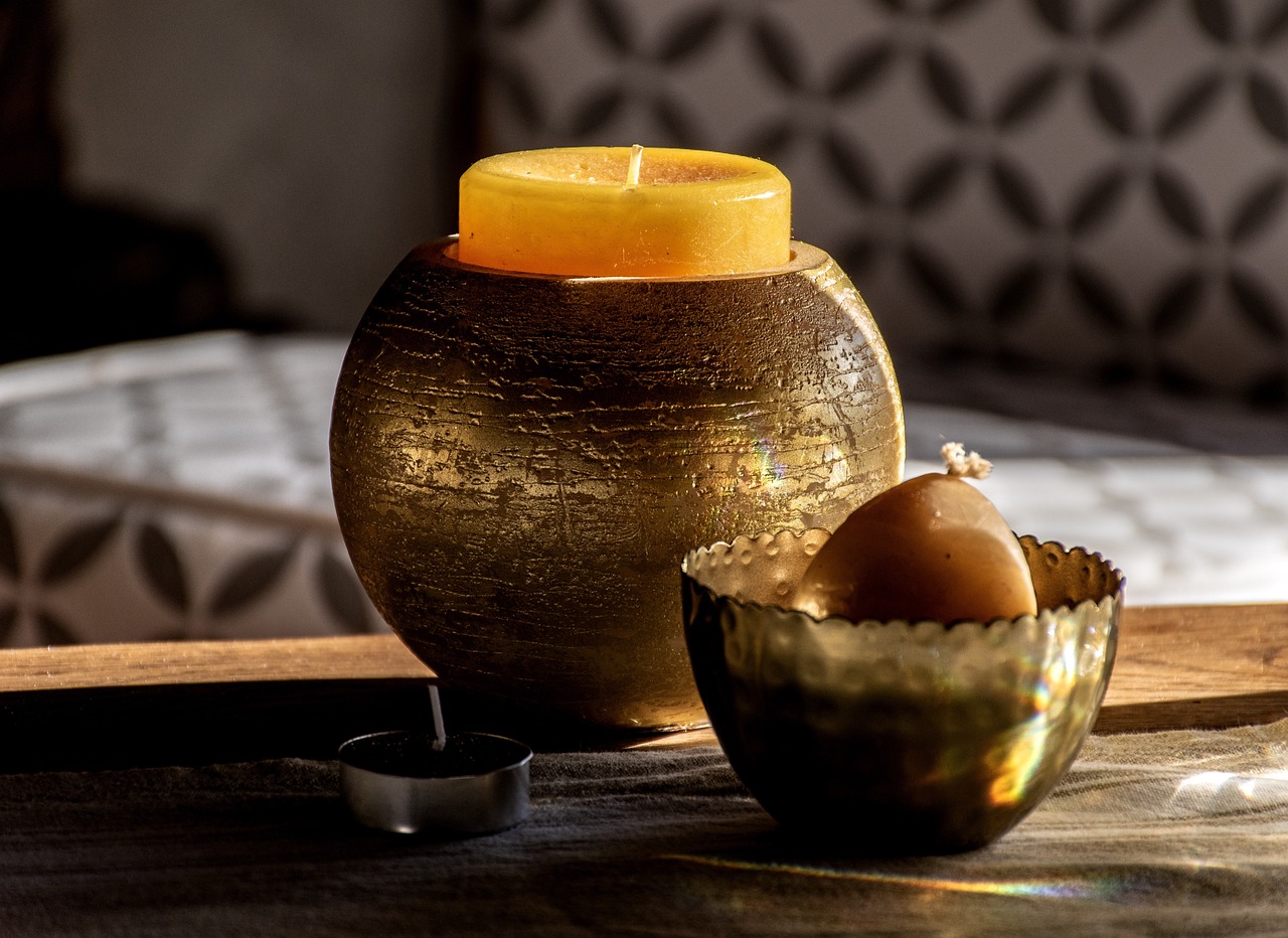 candles, holders, decor, home, household, mood, setting, ambience, decadent, exquisite, warmth, cozy, golden, copper, orange, neutral colors, french, home interior, inviting, living room, coffee table, votives, orange colored, brassy, decoration, brown home, brown room, brown candle, brown candles, ambience, ambience, ambience, ambience, ambience, exquisite, copper, neutral colors, neutral colors, neutral colors