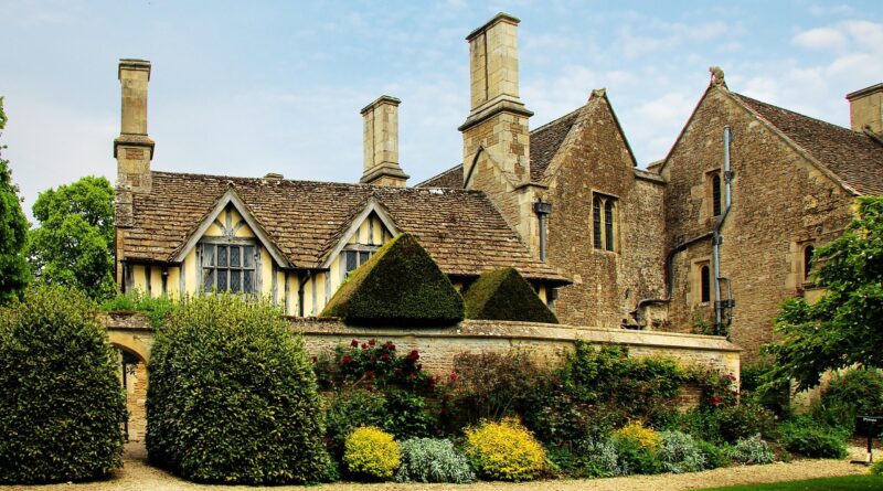 house, residence, building, mansion, nature, facade, great chalfield, manor, uk, garden, park, architecture, story, traditional, english, historical