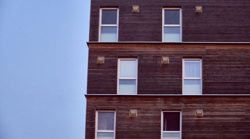 house, modern, uniform, window, architecture, building, facade, structure, design, reside, wood, style, monotonous