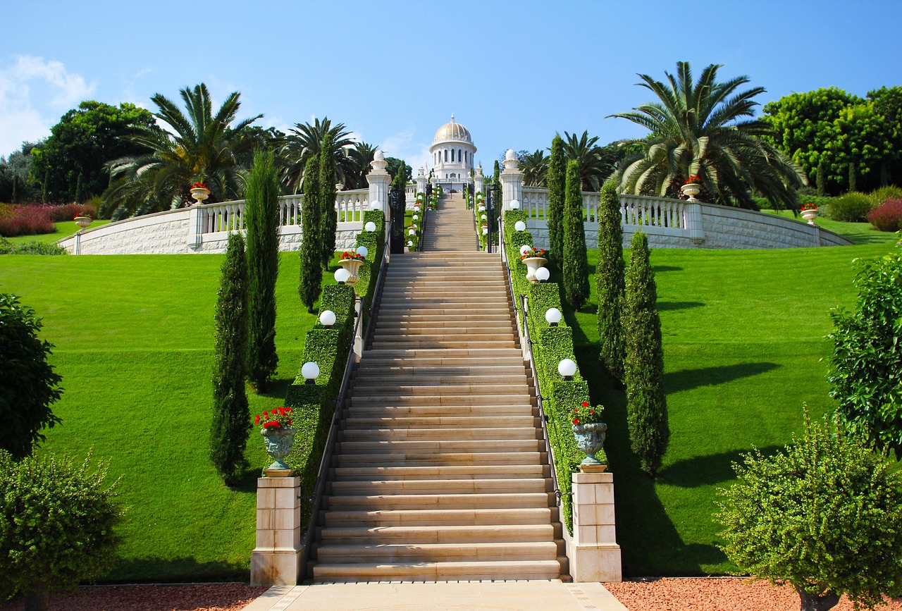 haifa, israel, green, temple, religion, bahai, park, garden, architecture, bahaullah, hill, travel, flower wallpaper, baha, beautiful flowers, terraced, saint, east, dome, bahaism, tourism, monument, flower, building, faith, pray, middle, worship, god, tourist, sacred, city, formal, sanctuary, holy, bab, shrine, structure, travel locations, pilgrim, middle east, landmark, ornamental garden, bahaulla, palms, carmel, sea, persian, bahai gardens, cityscape, white, ornate, green city, green travel, green sea, green building, green garden, green ocean, flower background, green god, green pray, nature, green park, green gardening