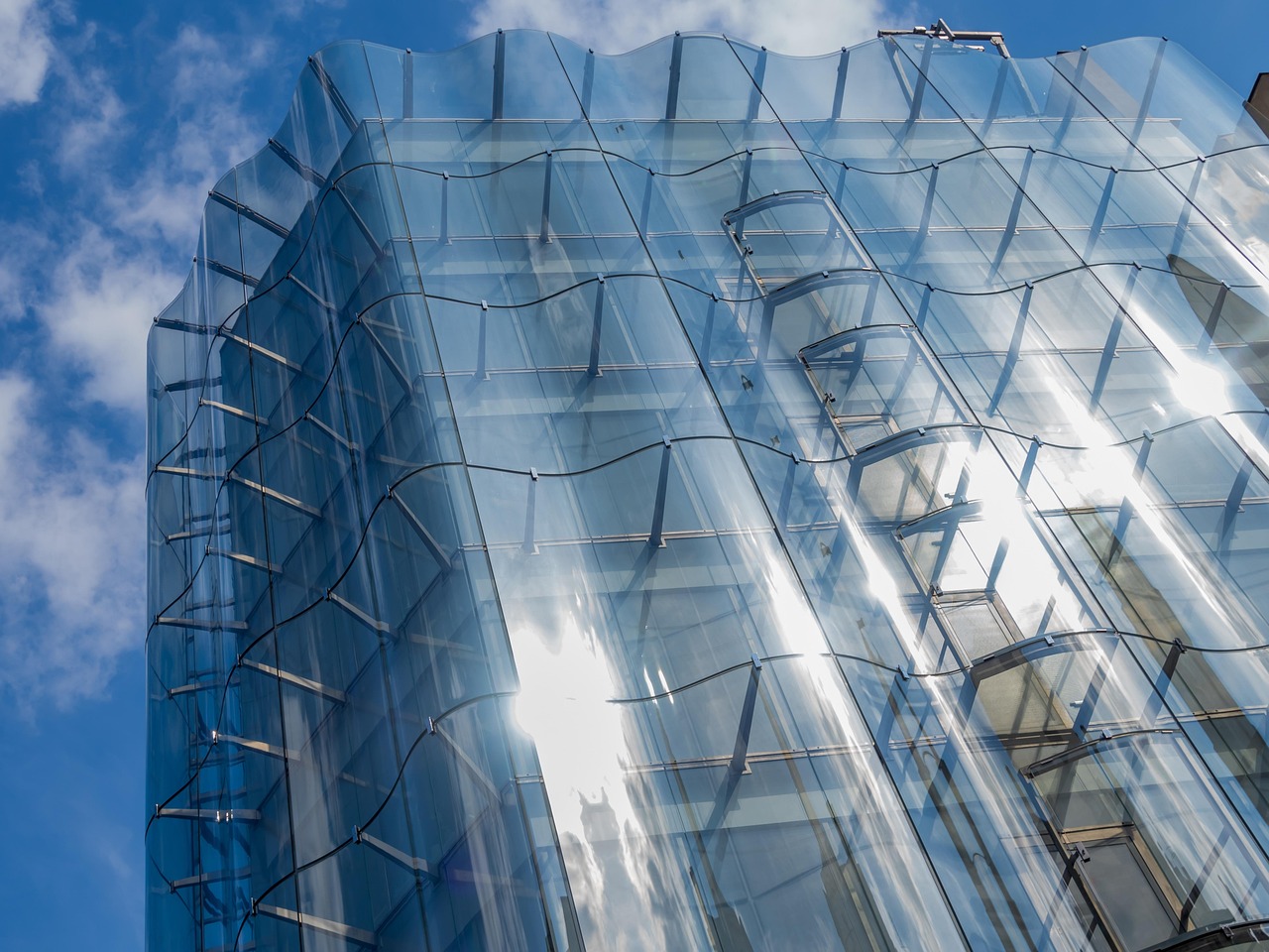 samaritaine, facade, paris, building, architecture, glass, design, city, urban, modern