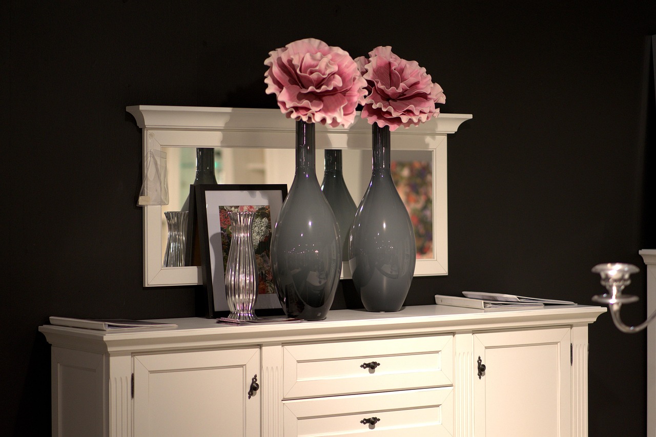 dresser, vase, setup, house, furniture, interior design, decoration, deco, room, living room, hotel, inner space, design, dresser, dresser, dresser, dresser, dresser, interior design, living room, living room