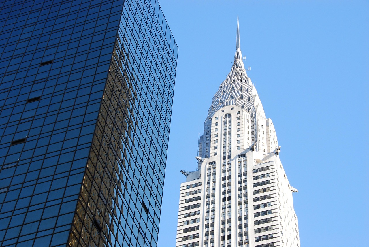 new york, chrysler building, skyscraper, sky, city, skyscrapers, architecture, nature, building, america, glass