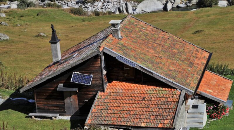 solar panels, on the roof, solar batteries, hat, style, the cabin in the mountains, covering, building, hut, tile, architecture, tiles, alpine, floor, house, cottage, village, cabin, solar panels, solar panels, solar panels, solar panels, solar panels, solar batteries, cabin