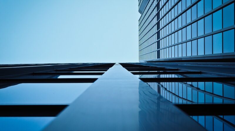 architecture, modern, building, facade, skyscraper, geometric, windows, glass windows, perspective, düsseldorf, office building, mirroring, reflection, architecture, building, building, building, building, building