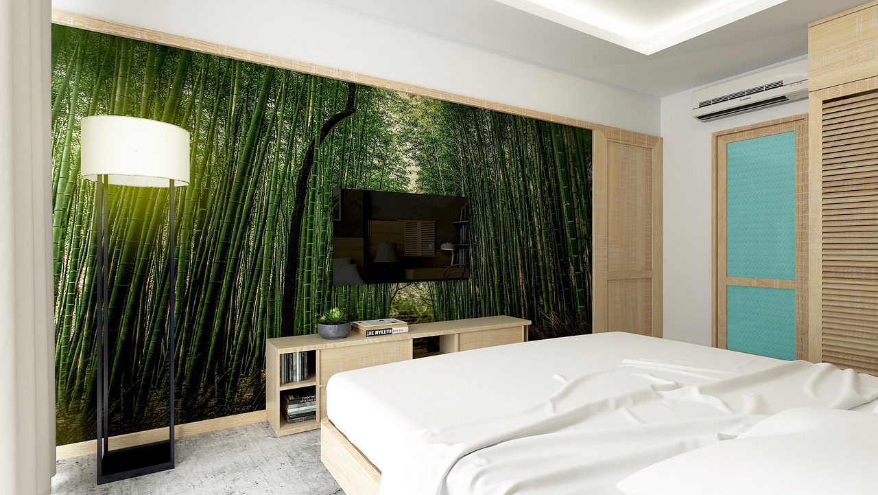 interior design, modern style, home, decor, apartment, bedroom, indoors, interior, asia style modern, tropical, room, simple room, concrete floor, concrete style, bedroom, interior, interior, concrete floor, concrete floor, concrete floor, concrete floor, concrete floor