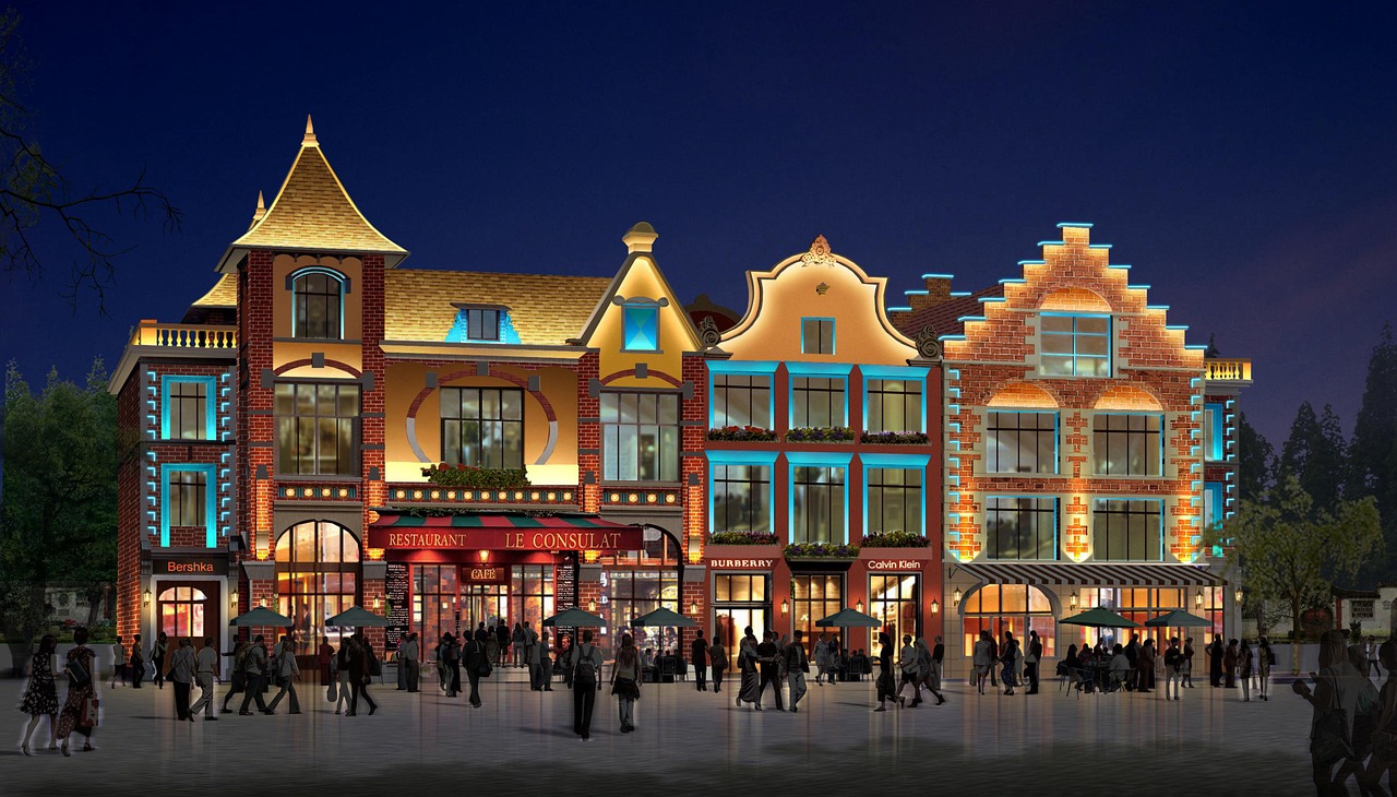 dutch style, night view, effect picture