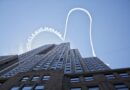 empire state building, new york, empire, state, skyscraper, landmark, building, america, usa, new york city, architecture, sky, nature, downtown, tall, big, famous, heart, sky writing, blue heart, blue writing