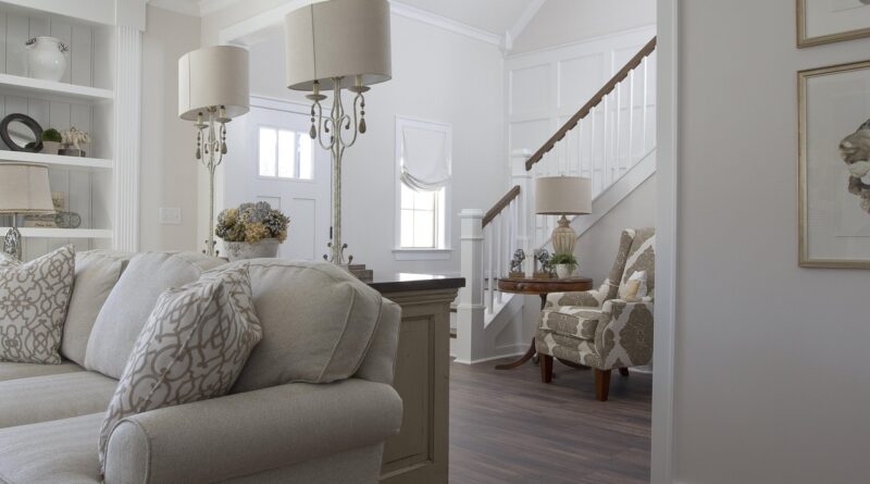 living room, house, interior, design, lampshade, white, couch, pillow, table, stairway, gray house, gray room, gray table, gray design, gray interior, gray couch, living room, living room, living room, living room, living room