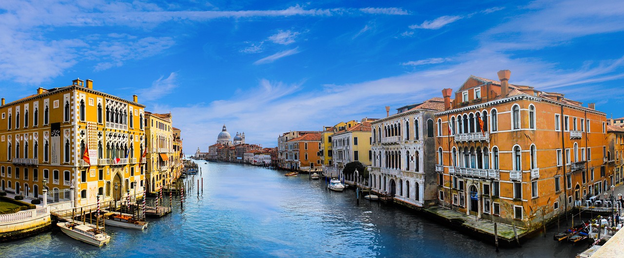 venice, architecture, buildings, channel, water, nature, city, old town, boats, italy, houses