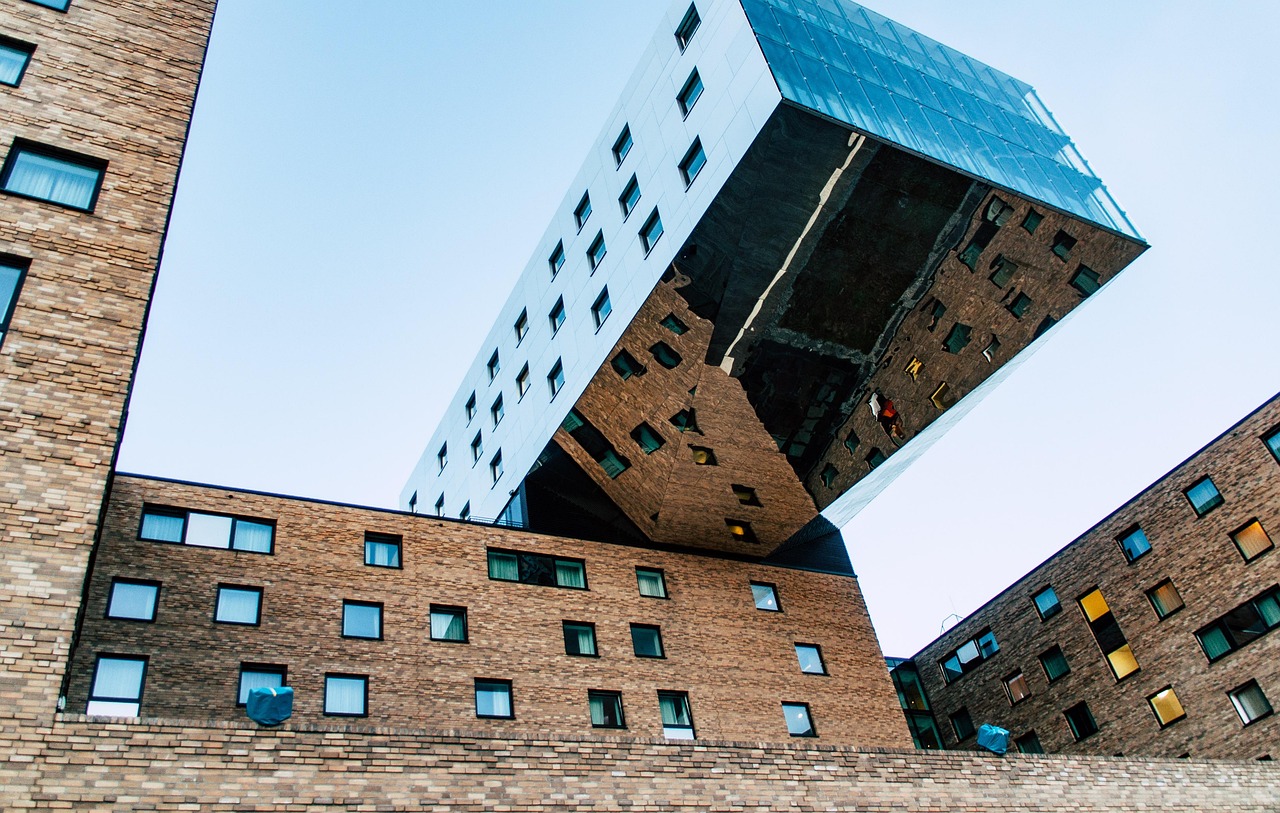 building, facade, architecture, modern, design, window, house