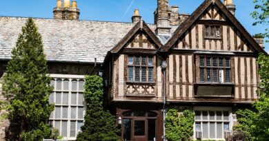 architecture, old house, new jersey botanical garden