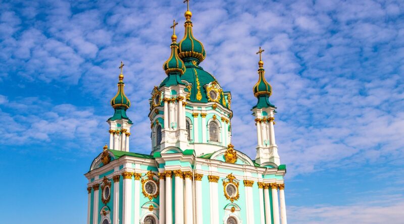 architecture, orthodox, sky, religion, building, travel, the cathedral, nature, tower, old, cross, tourism, city, ukraine, kiev, the old town, monument, landscape, history, panorama, sightseeing, elevation, monuments, buildings